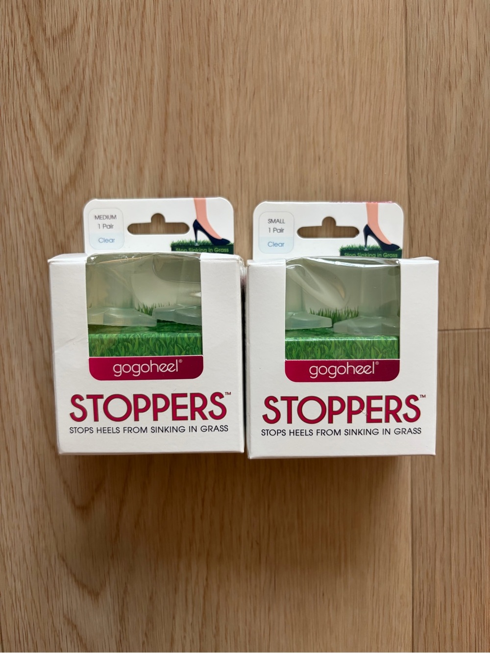gogoheel Stoppers Heel Protectors in Clear  - 10 Pairs